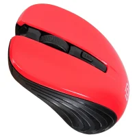 Мышь Oklick 545MW (черный/красный) фото 1